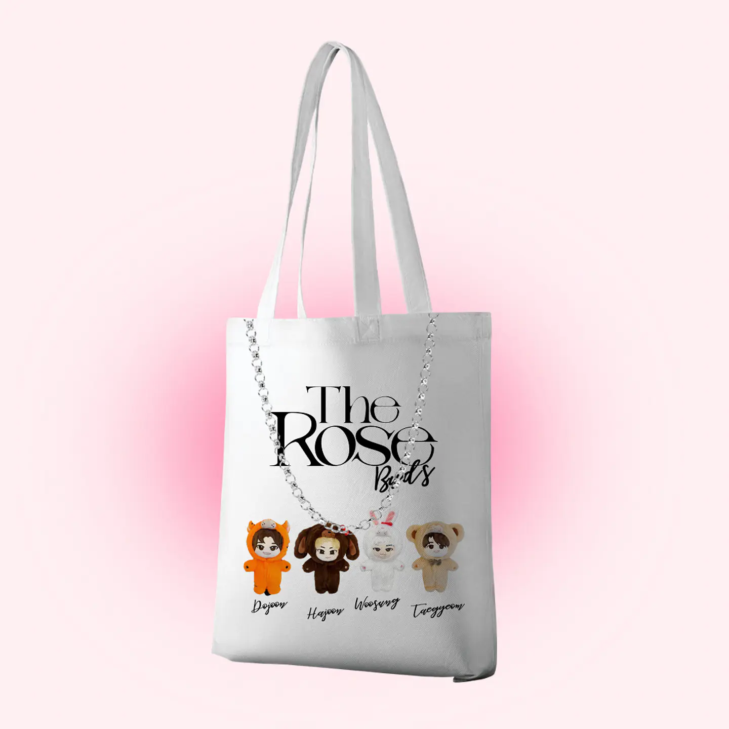 Tote bag rosebuds  2