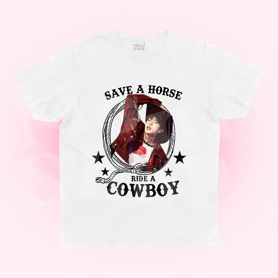 Polera 'Save a horse, ride a cowboy' 1
