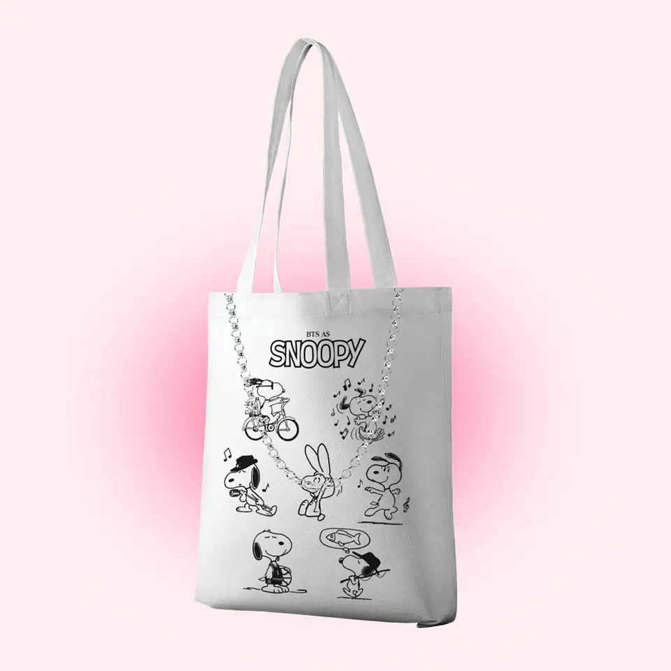 Tote bag BTS snoopy  1