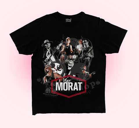 Polera café con morat 