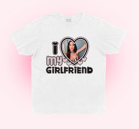 Polera I love my girlfriend ver.2