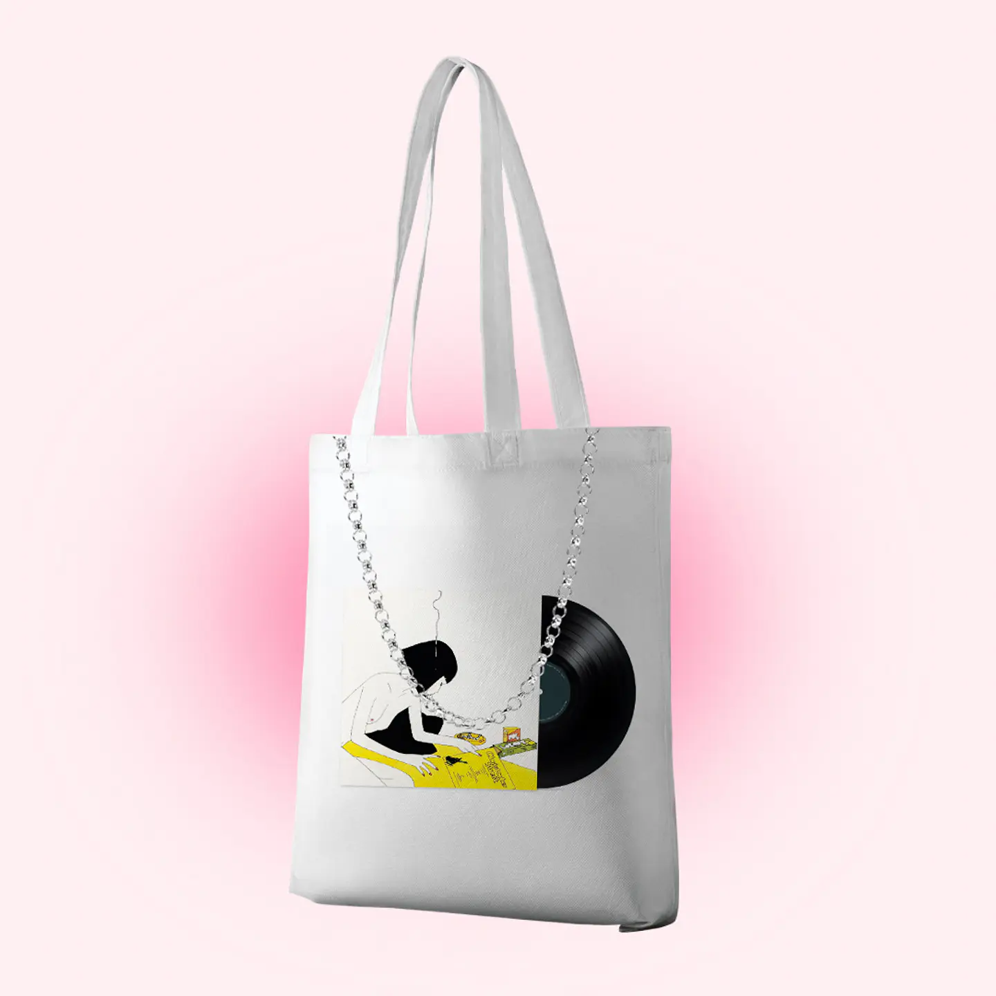 Tote bag lamp vinyl  2