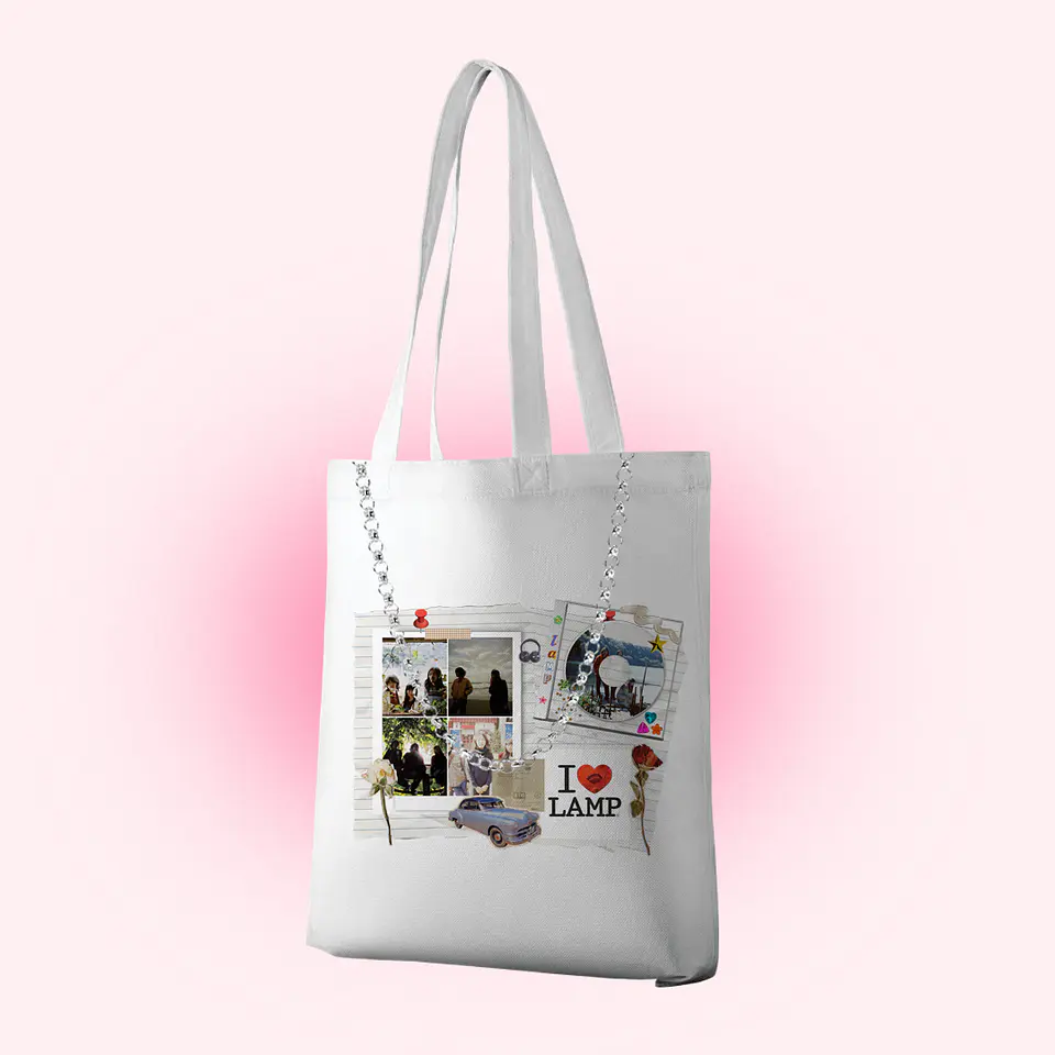 Tote bag Lamp scrapbook 1