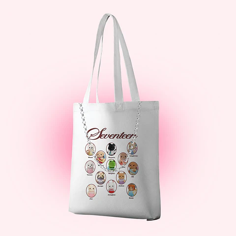 Tote bag Seventeen ternurines ver.