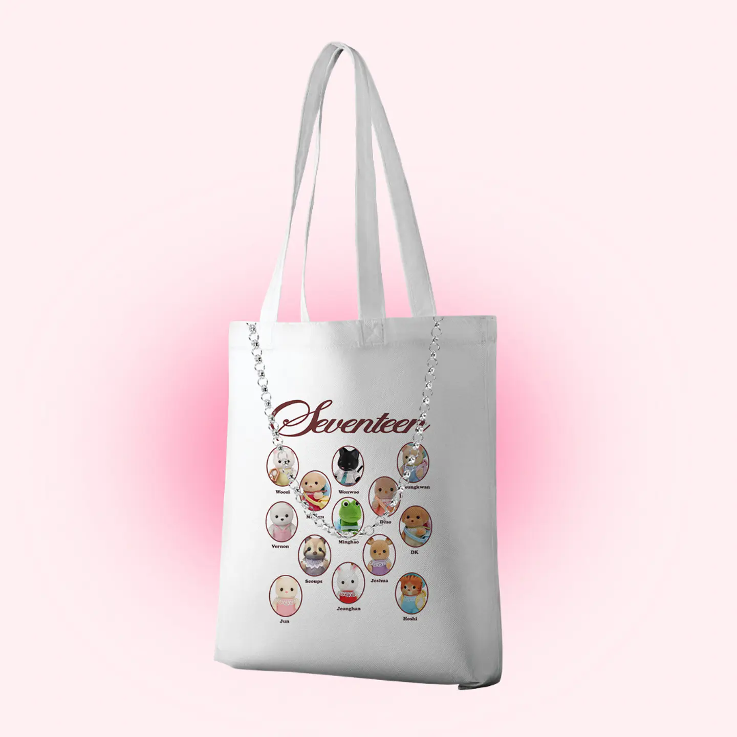 Tote bag Seventeen ternurines ver. 1