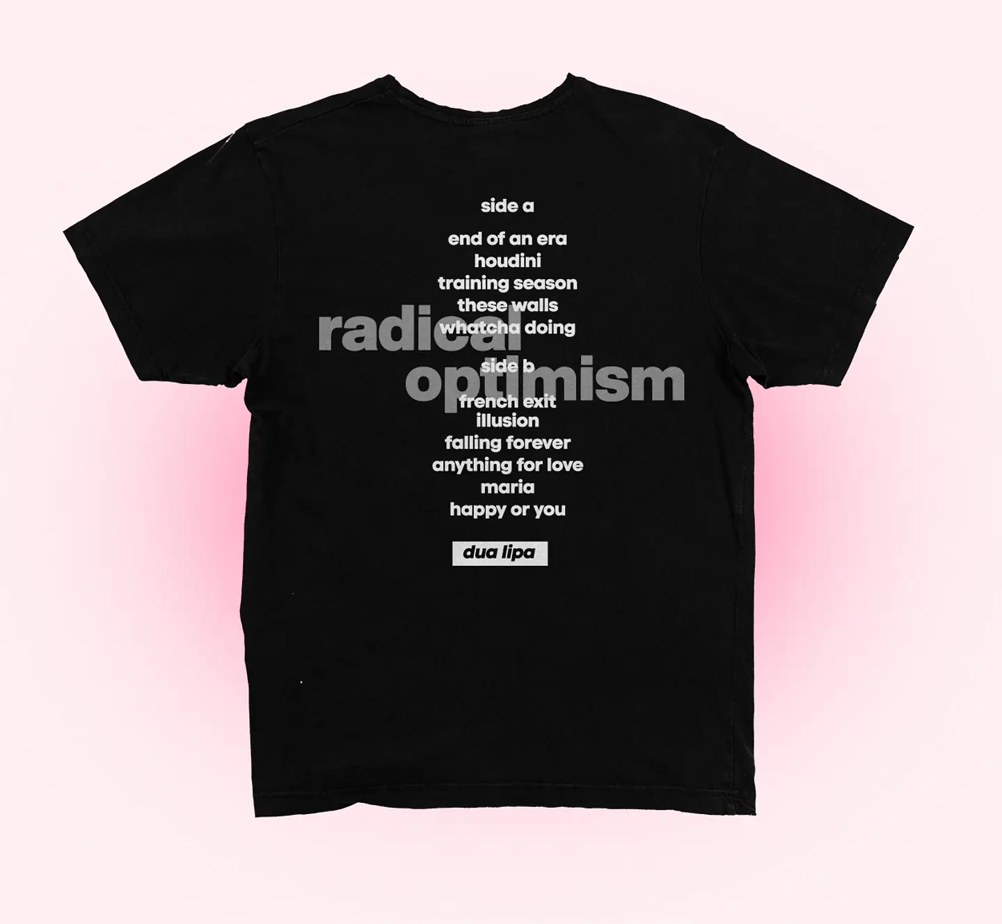 Polera Dua lipa radical optimism 6
