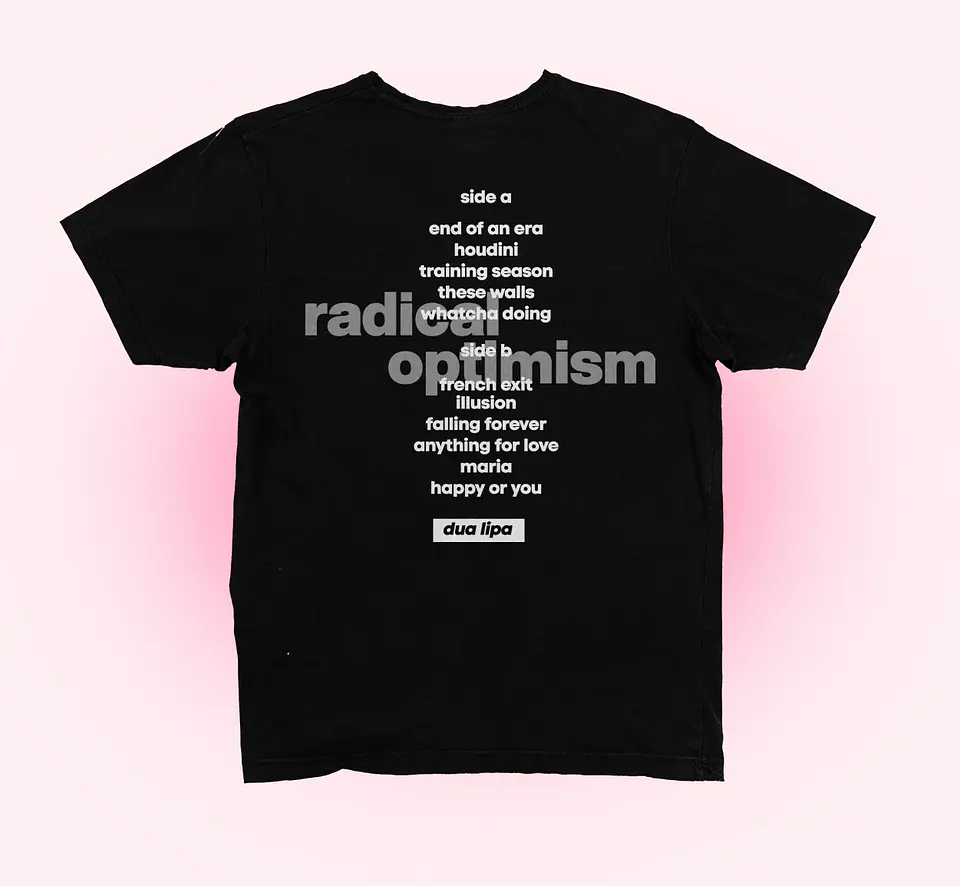 Polera Dua lipa radical optimism 6