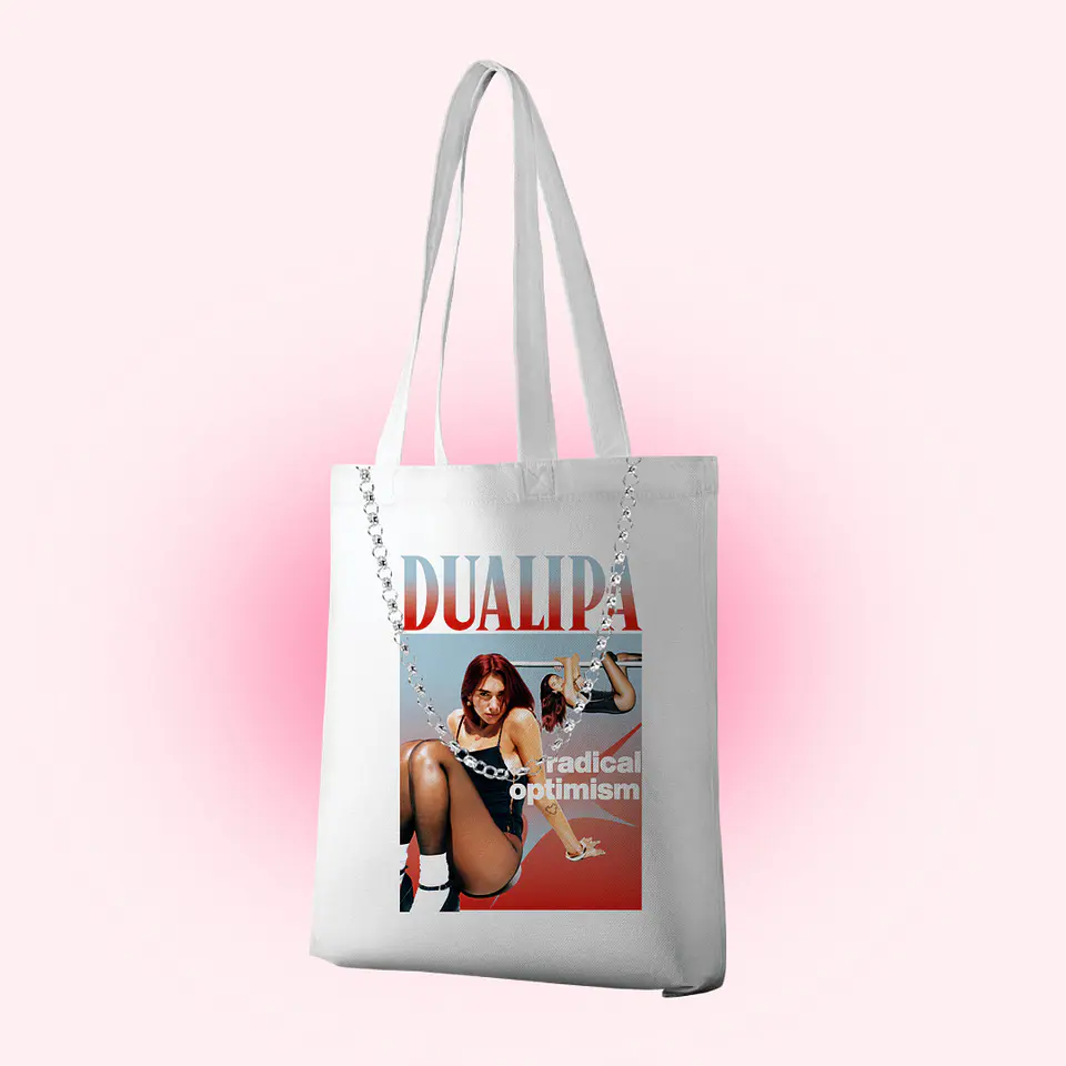 Tote bag dua lipa radical optimism 2
