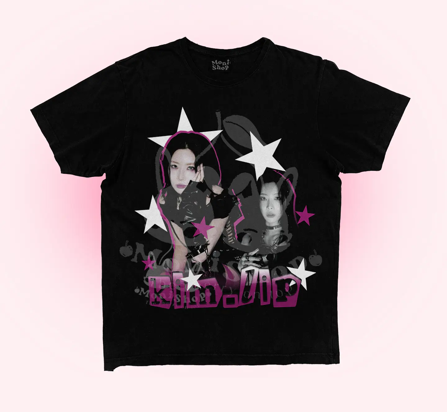 Polera ARTMS pink stars  6