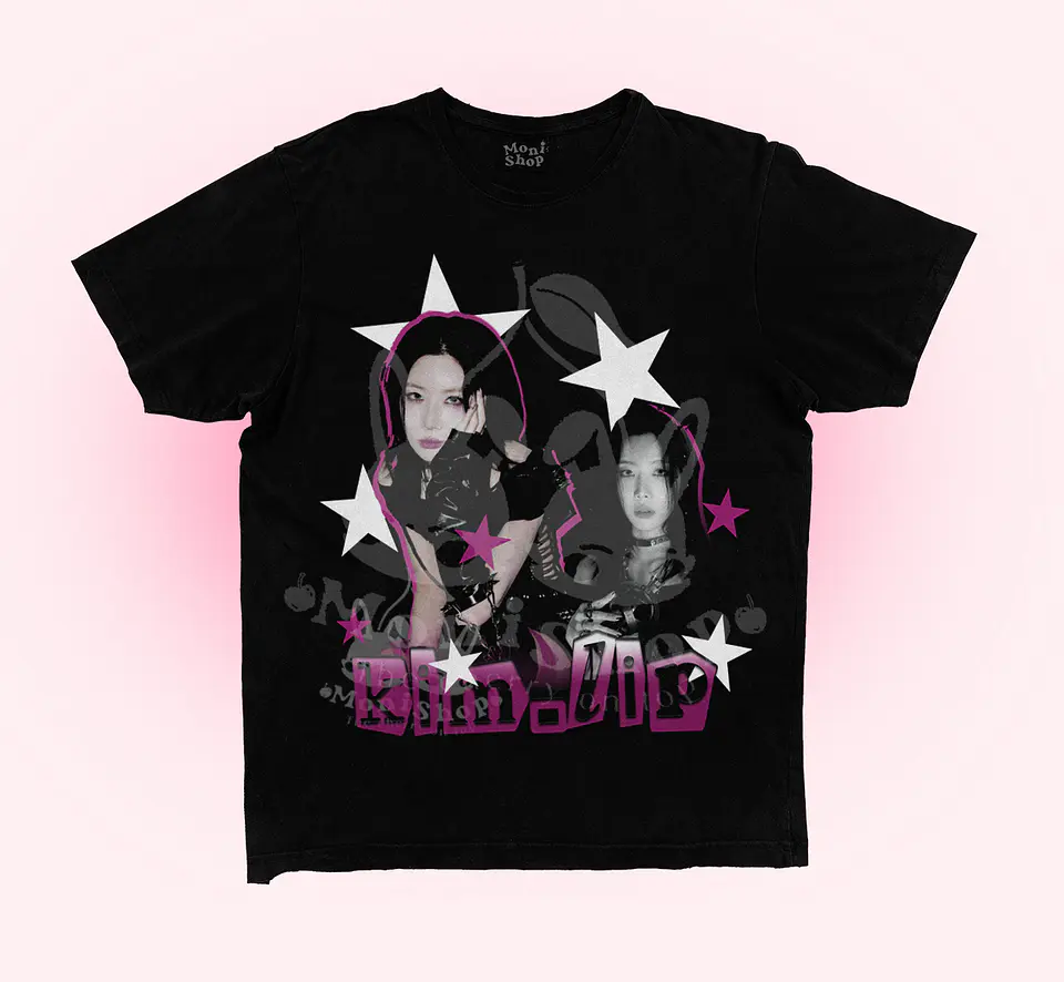Polera ARTMS pink stars  6