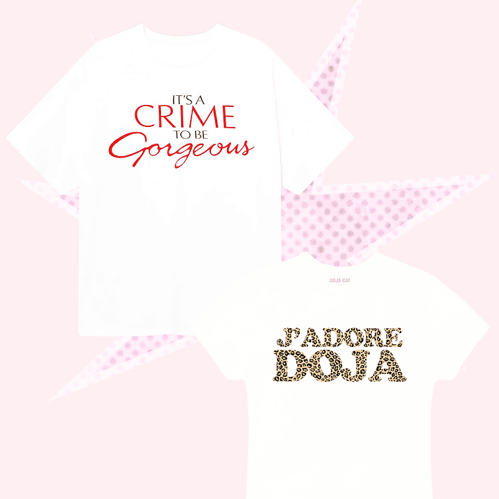 Polera It's a crime / J' adore doja  1