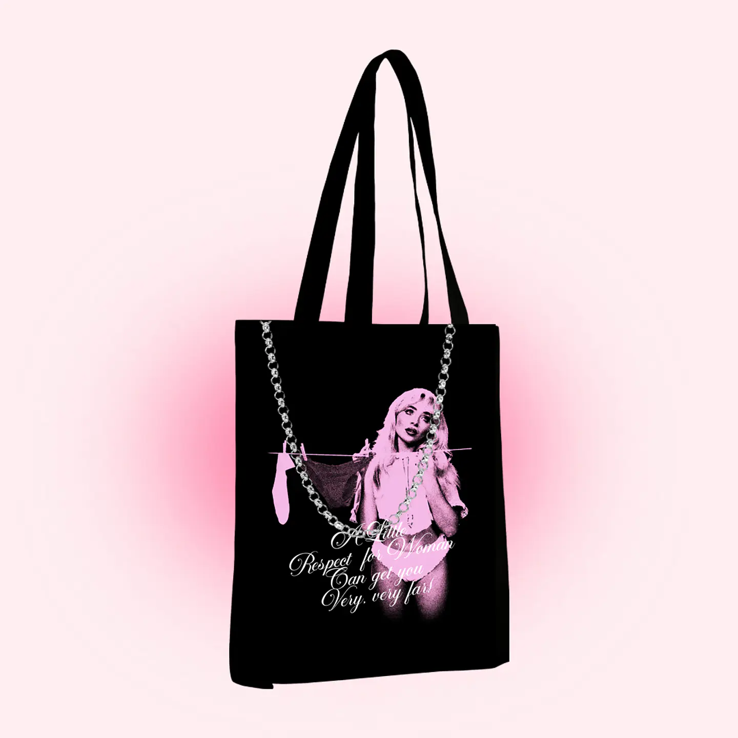 Tote bag 'a little respect' 1