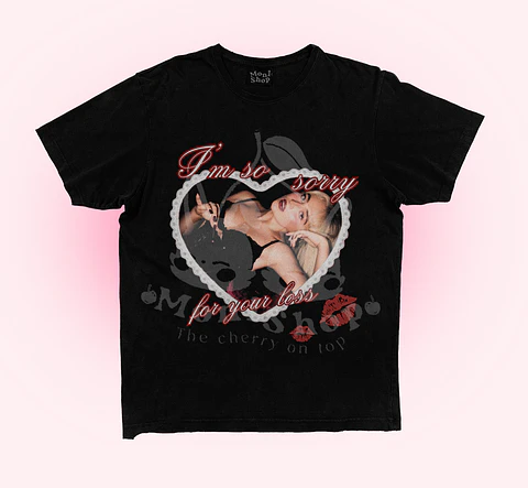 Polera 'im so  sorry for your loss' 