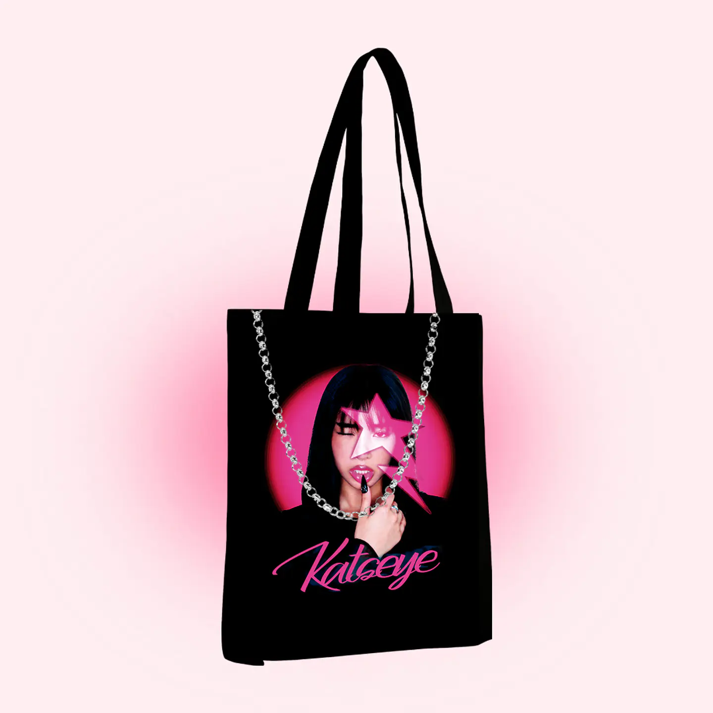 Tote bag katseye pink ver. 2