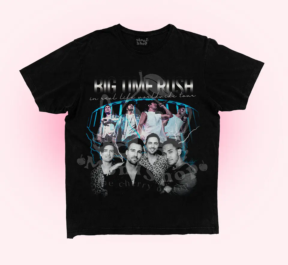 Polera Big time rush 'live' 1