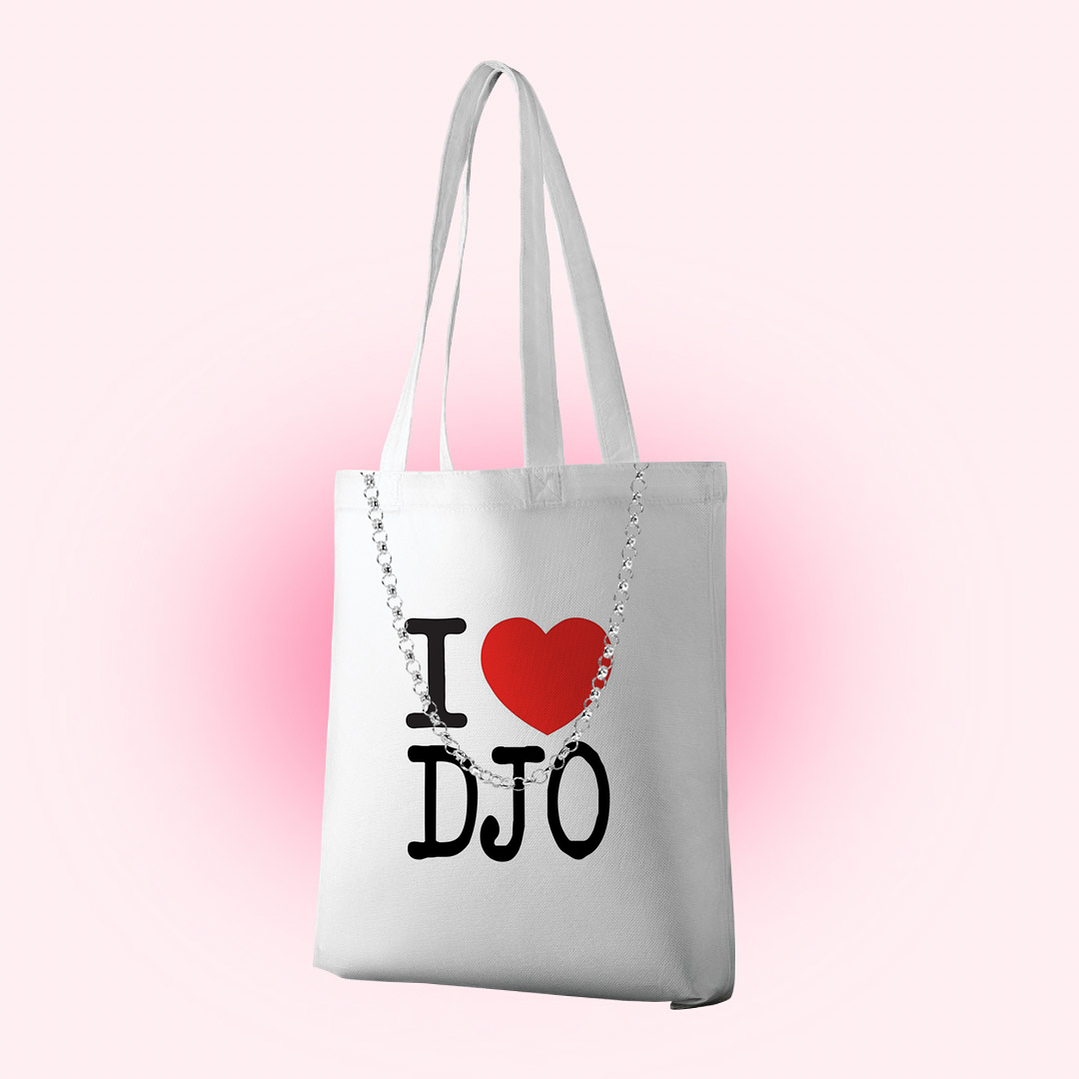 Tote bag I LOVE DJO  1