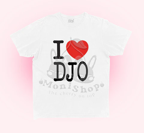 Polera 'I LOVE DJO' 