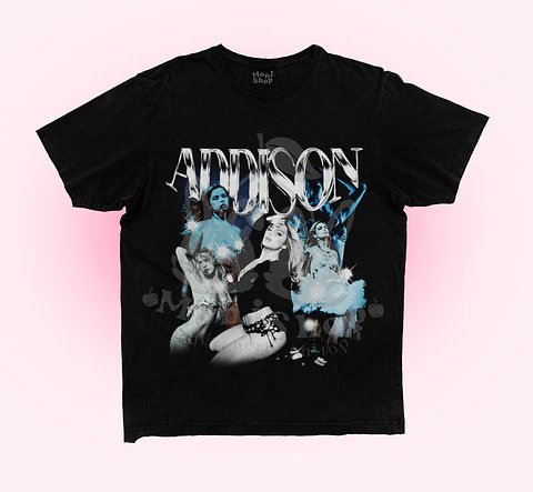 Polera Addison 'fame is a gun'