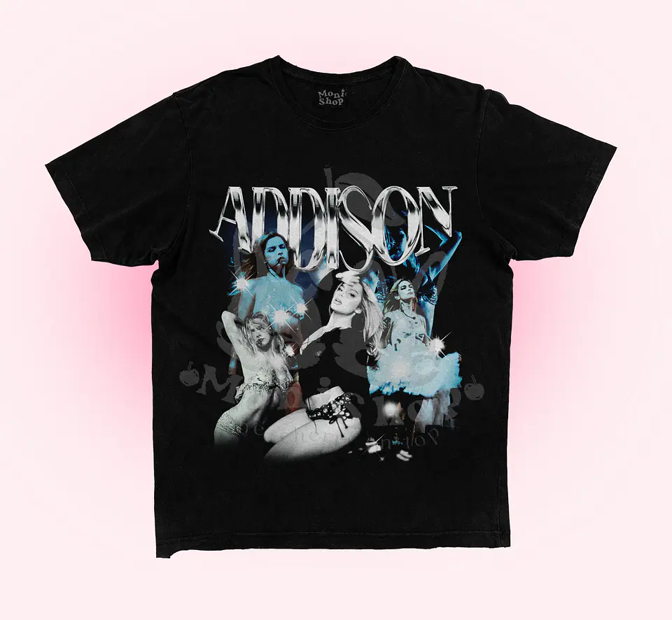 Polera Addison 'fame is a gun' 1