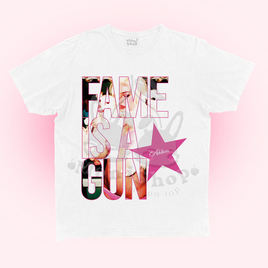 Polera Addison 'fame is a gun star' 1