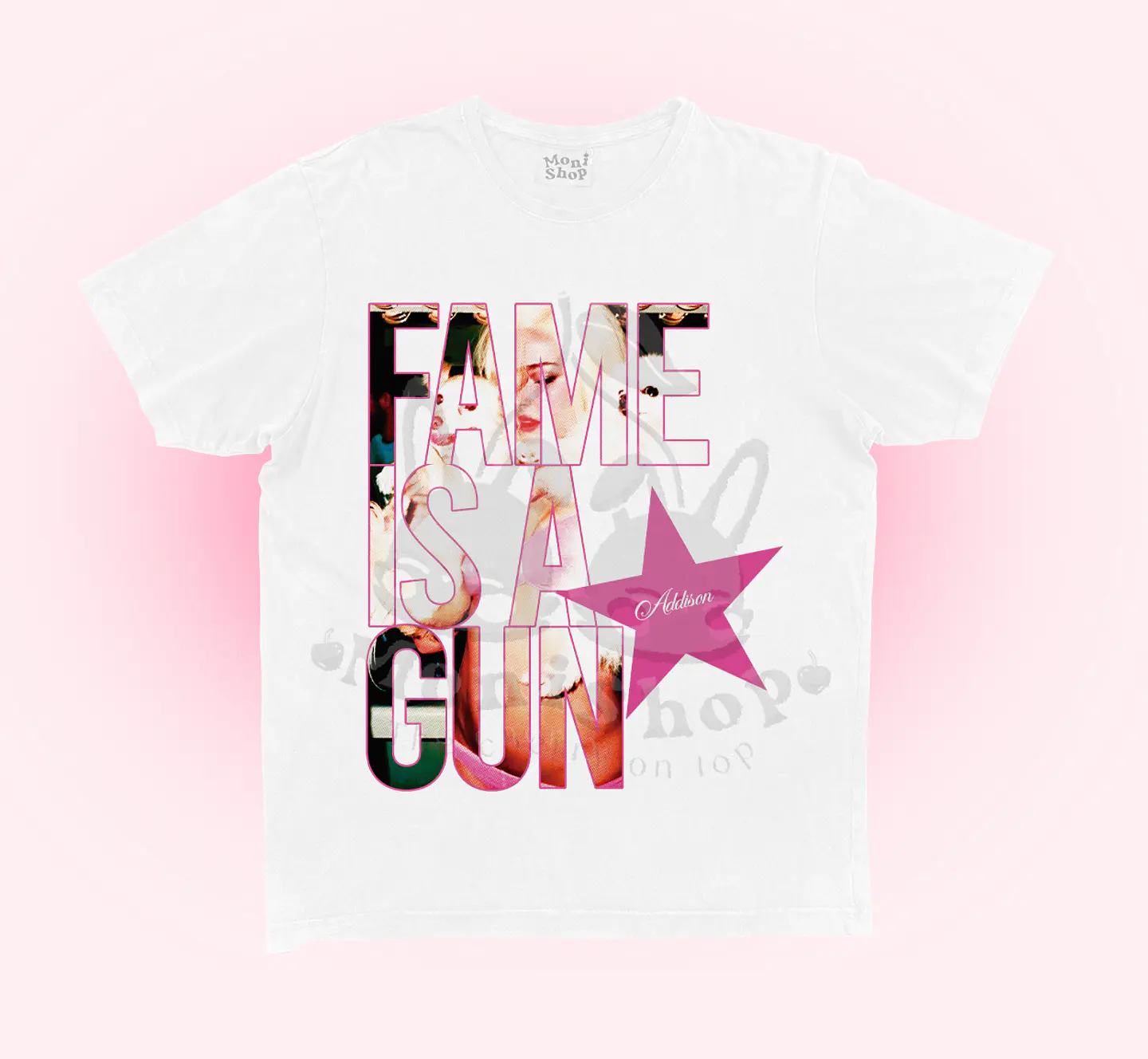 Polera Addison 'fame is a gun star' 1