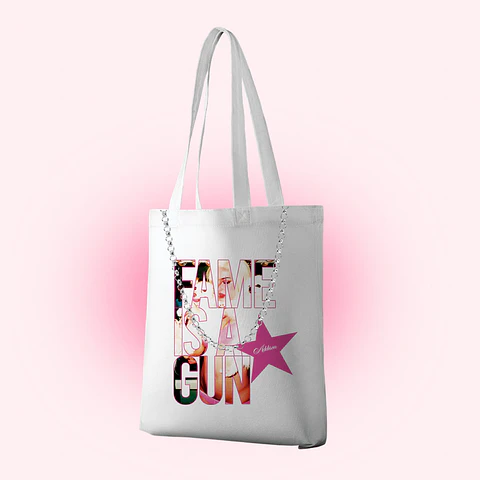 Tote bag Addison 'fame is a gun'