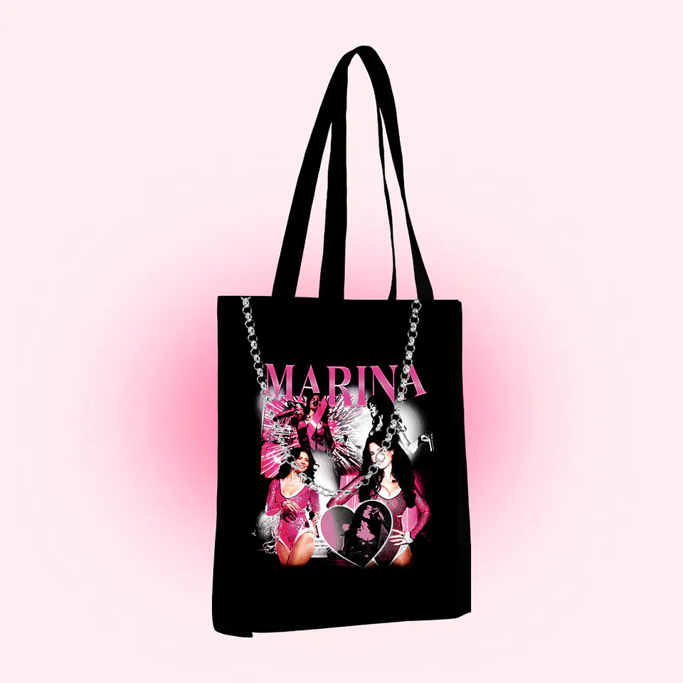 Tote bag Marina 'pink' 1