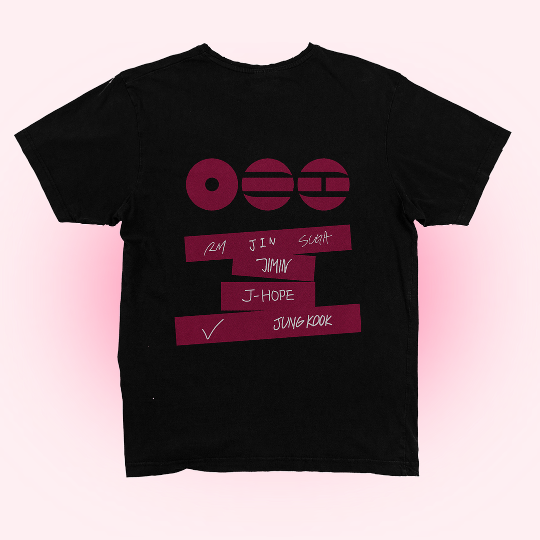 Polera BTS arirang red  2