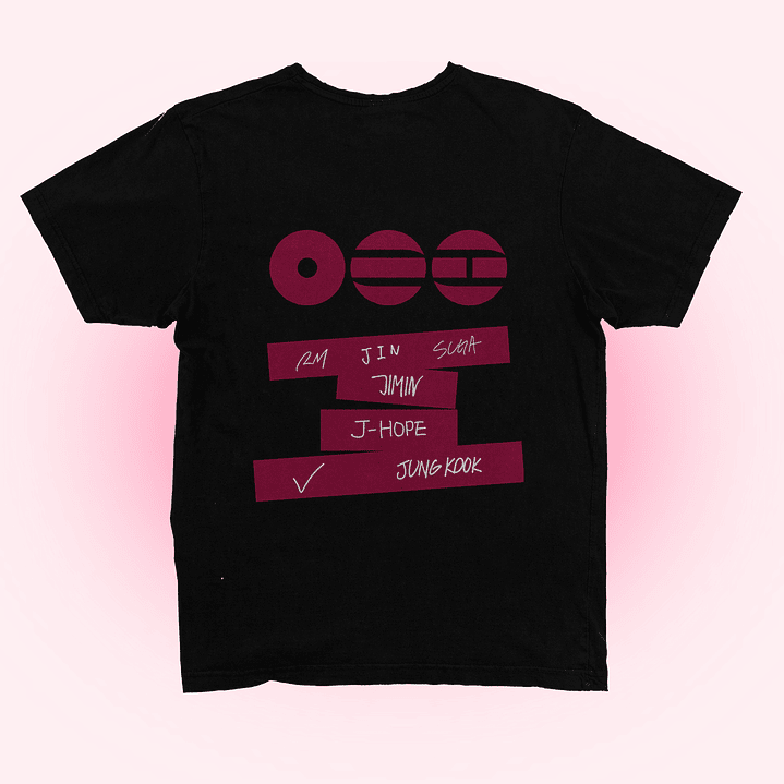 Polera BTS arirang red  2