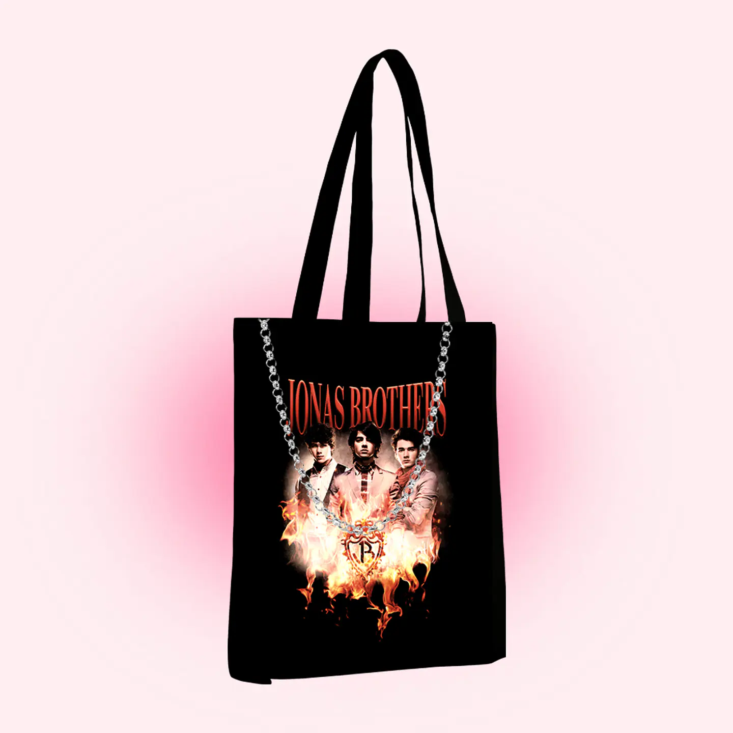 Tote bag Jonas Brothers fire 1