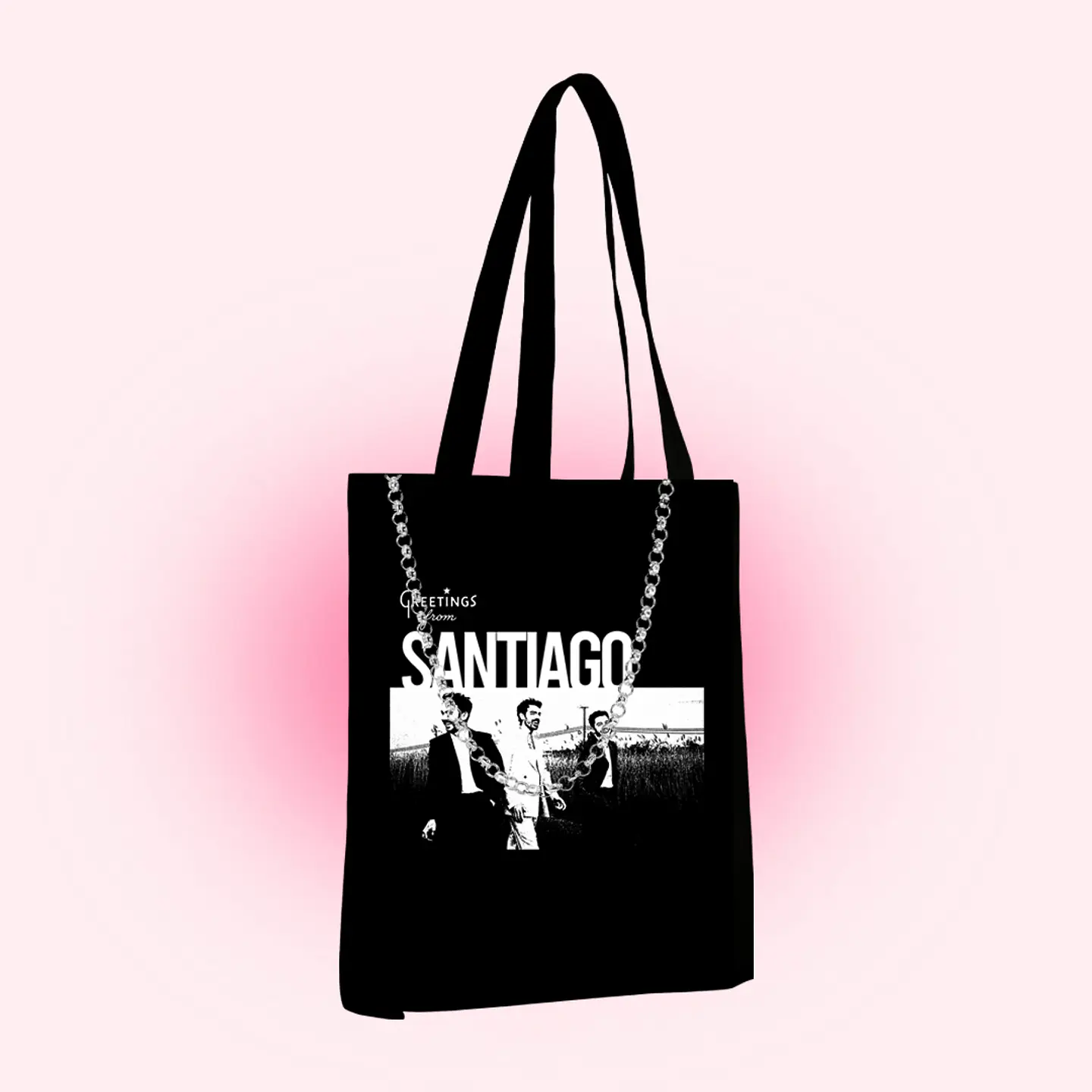 Tote bag Greetings from Santiago 1