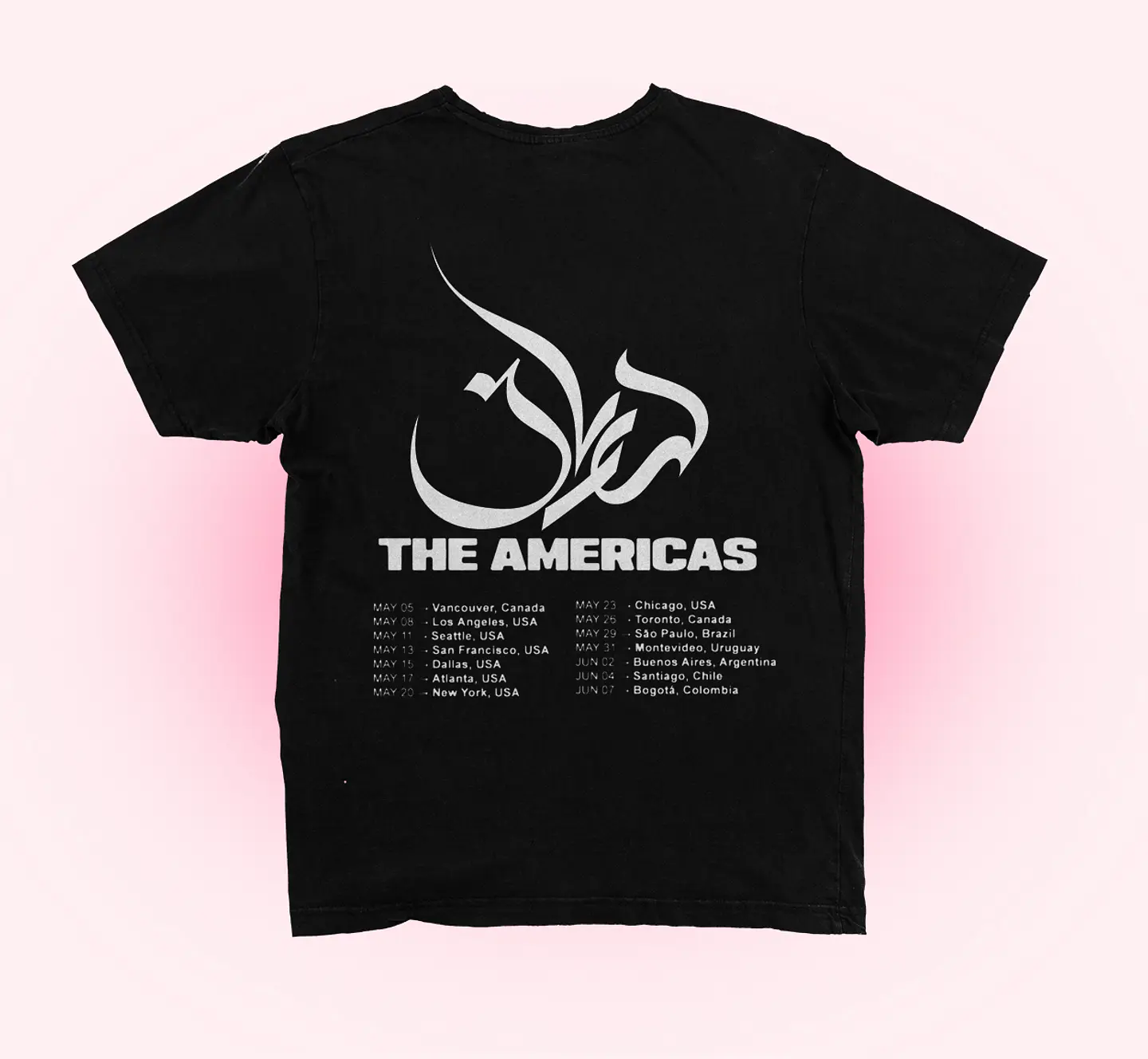 Polera Yves 'The americas tour' 2