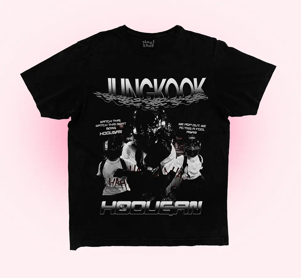 Polera Jungkook biker  1