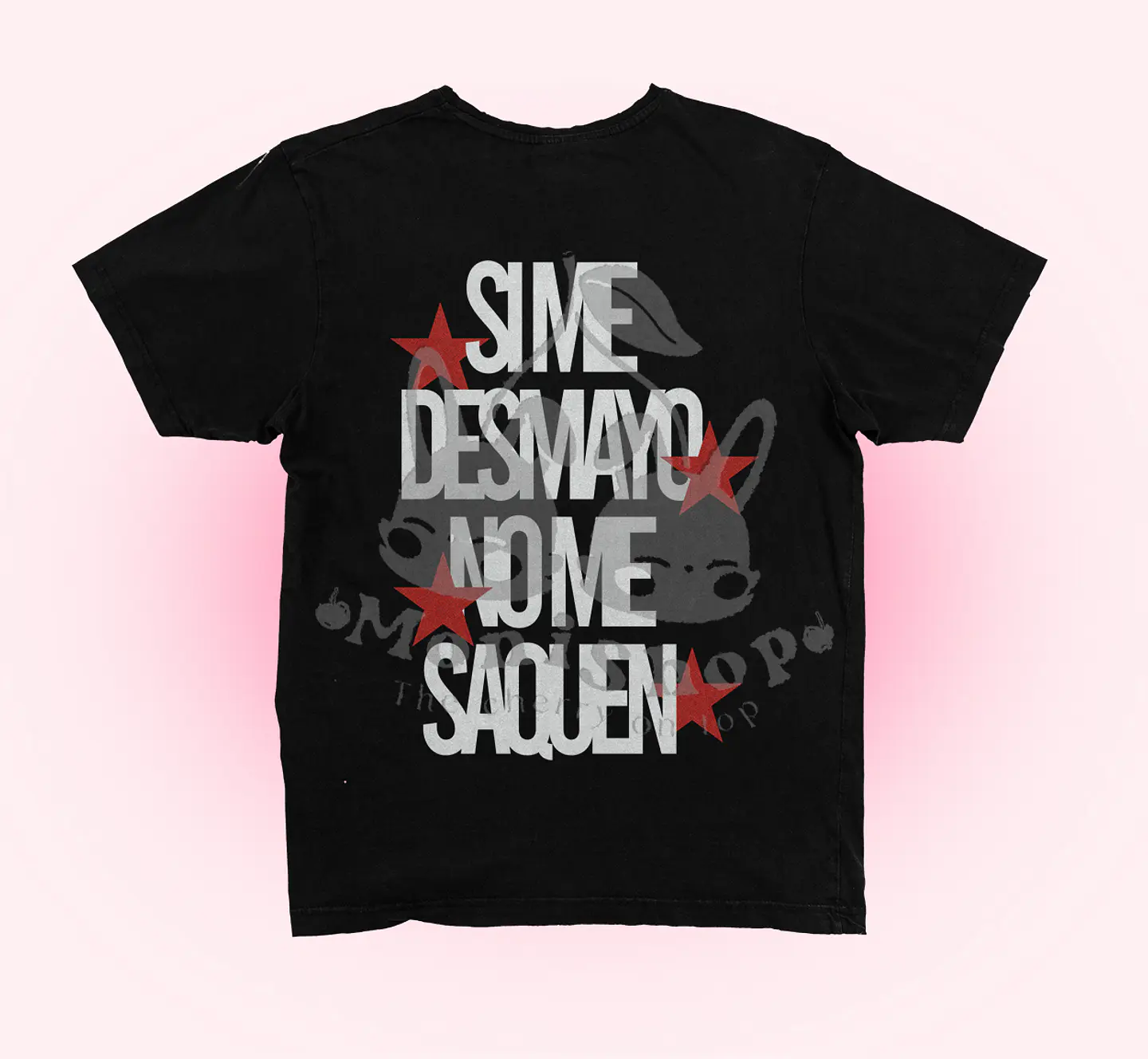 Polera 'Si me desmayo no me saquen'  2