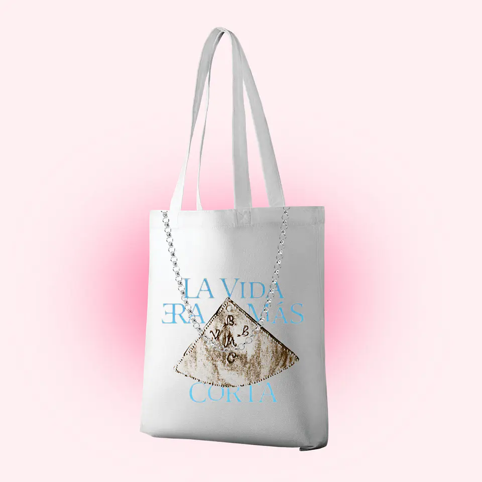 Tote bag 'la vida era mas corta' 2