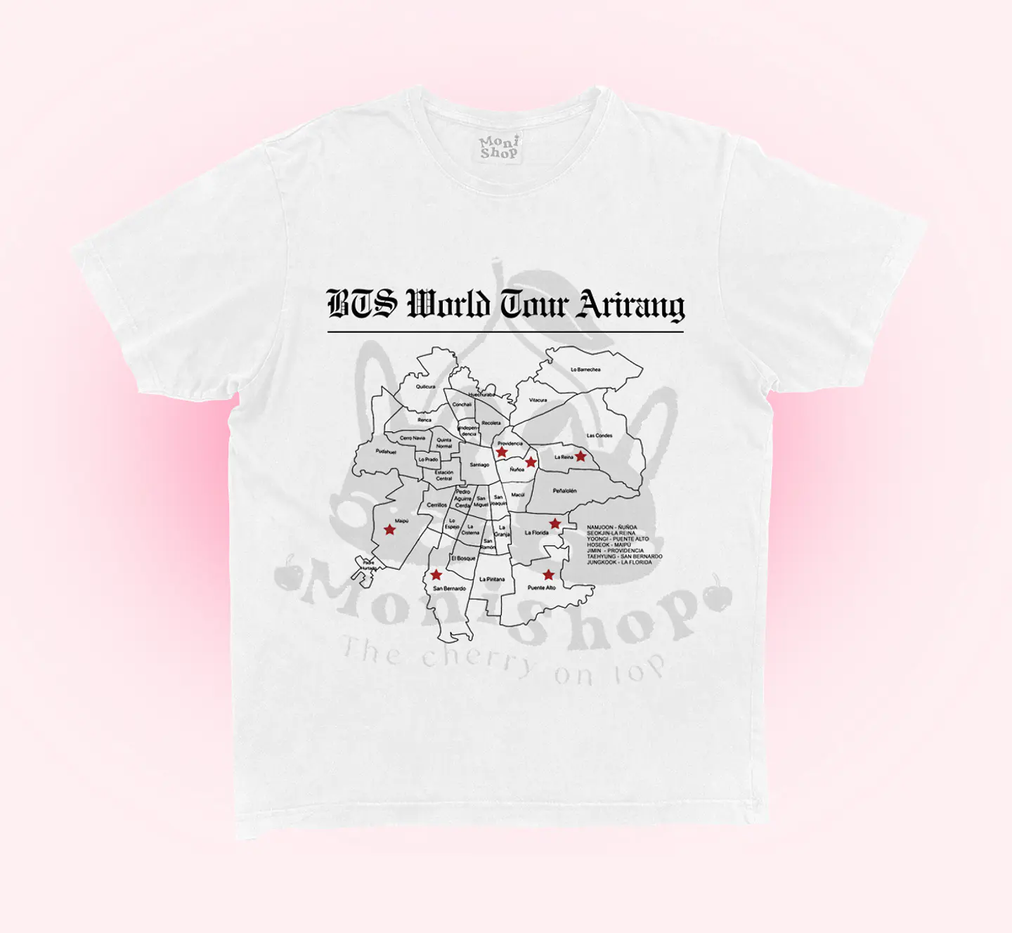 Polera SANTIAGO ARIRANG WORLDTOUR 1