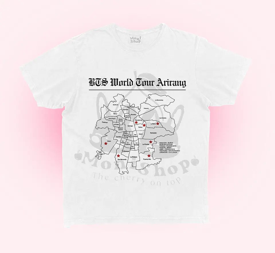 Polera SANTIAGO ARIRANG WORLDTOUR 1