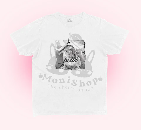 Polera 'petal bunny' 