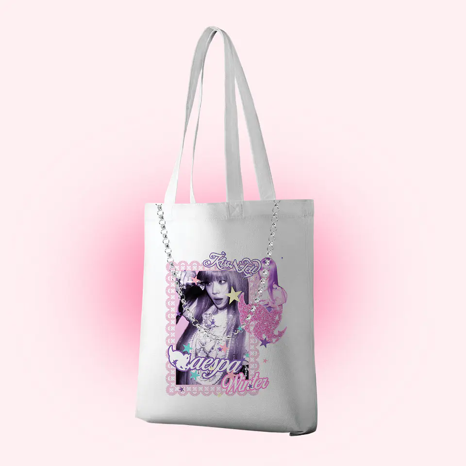 Tote bag Aespa kiss & tell  3