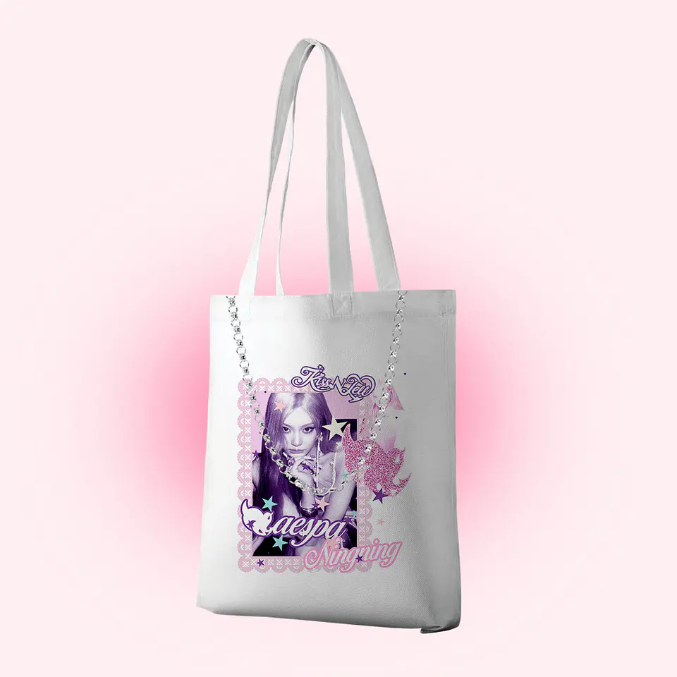 Tote bag Aespa kiss & tell  4