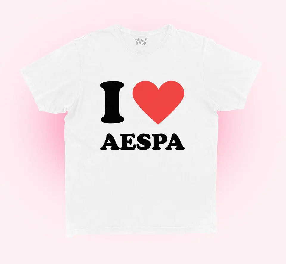 Polera I <3 AESPA  1