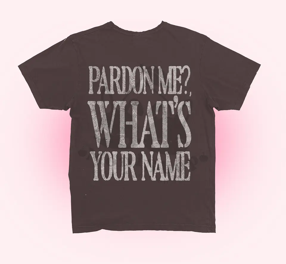 Polera 'What's your name?' 2