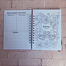 Planner 2024 Mariposa Nocturna Floral