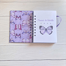 Planner de bolsillo 2024 Mujer Mariposa