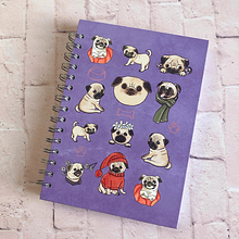 Cuaderno Perritos Pug 