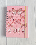 Planner Universitario 2025 Mariposas Retro