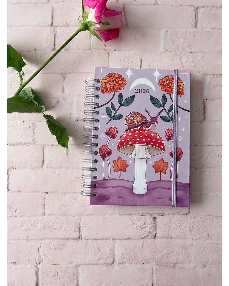 Planner Minimalista 2026 portada Caracol