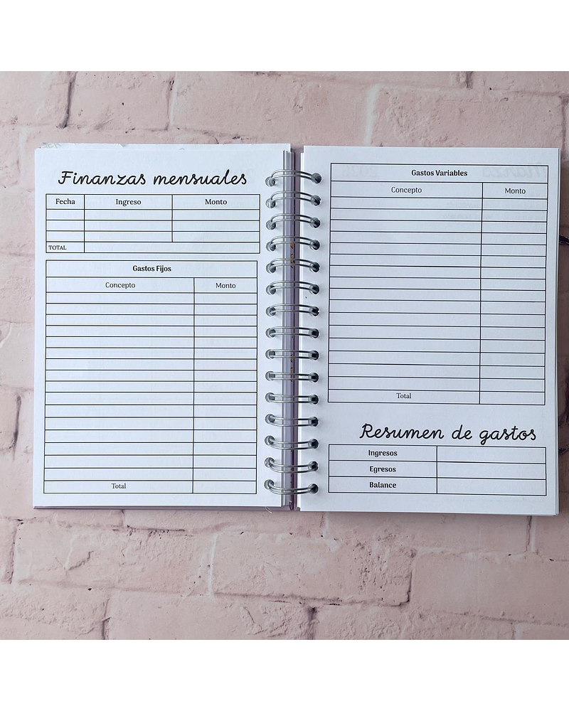 Planner Minimalista 2026 portada Gatitos flores