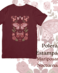 Polera de algodón Estampada Mariposas Nocturnas