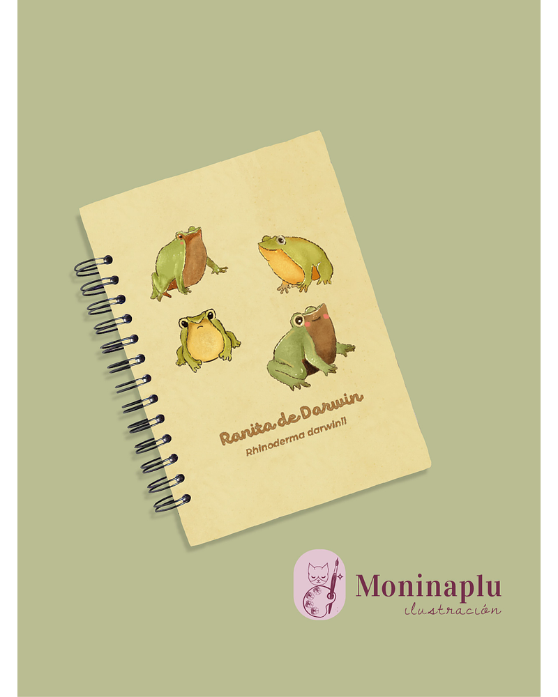 Cuaderno A5 Ranita de Darwin